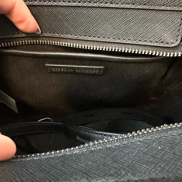 Rebecca Minkoff Micro Avery Tote Bag Black NWOT - Picture 9 of 13